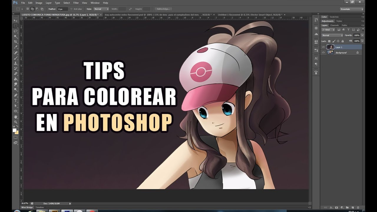 Mis secretos para colorear Anime en Photoshop. Tutorial