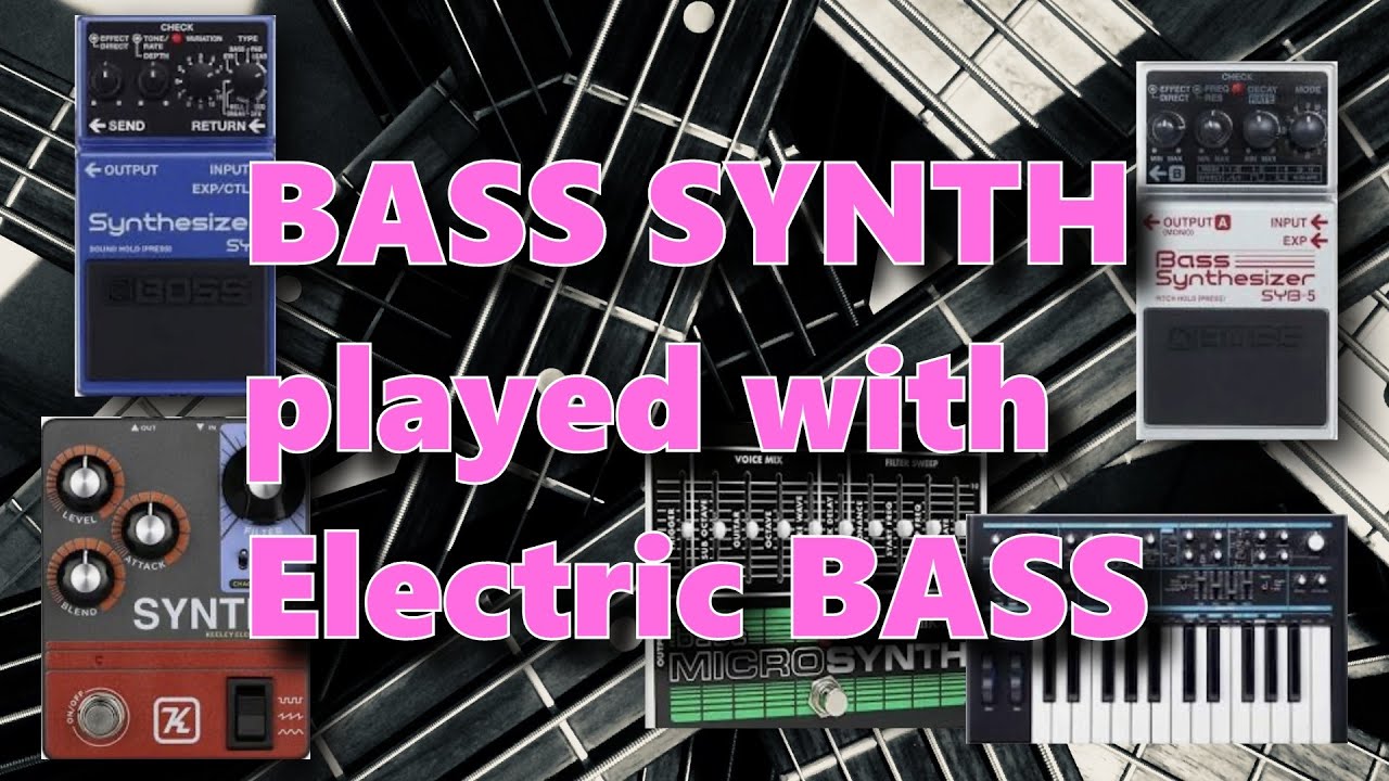BASS SYNTH played with ELECTRIC BASS - (Together/bass cover & Tutorial)