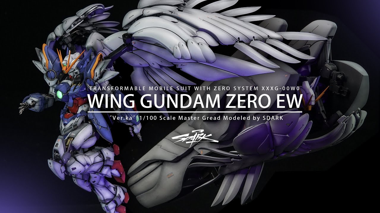 【SDARK】MG1/100 WING GUNDAM ZERO EW Ver.KA飞翼零式EW +运输装置还原！Gundam Custom Build ウイングガンダムゼロ（EW）XXXG-00W0