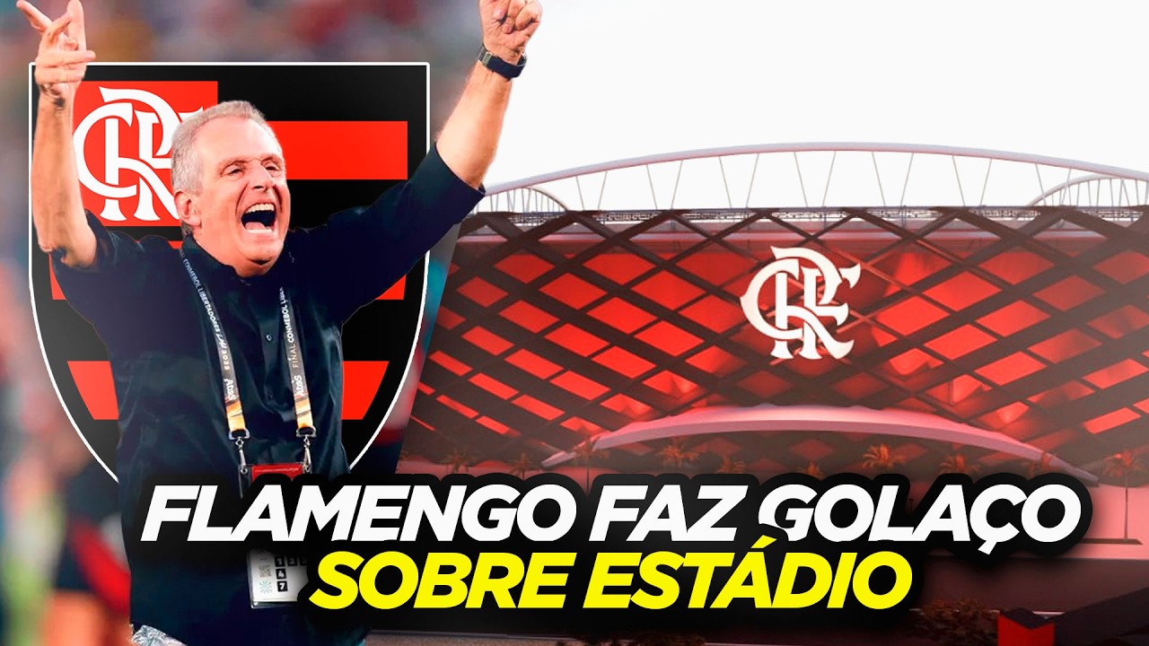 Flamengo faz golaço sobre estádio
