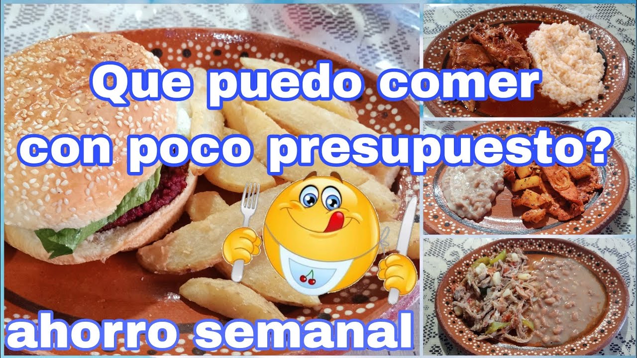 comidas caseras económicas/ Organización de mi gasto semanal