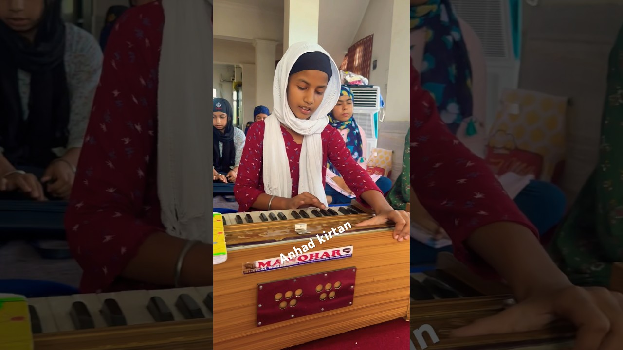 Gurbani Shabad kirtan Practice in Kirtan Class #shorts #gurbani #kirtan