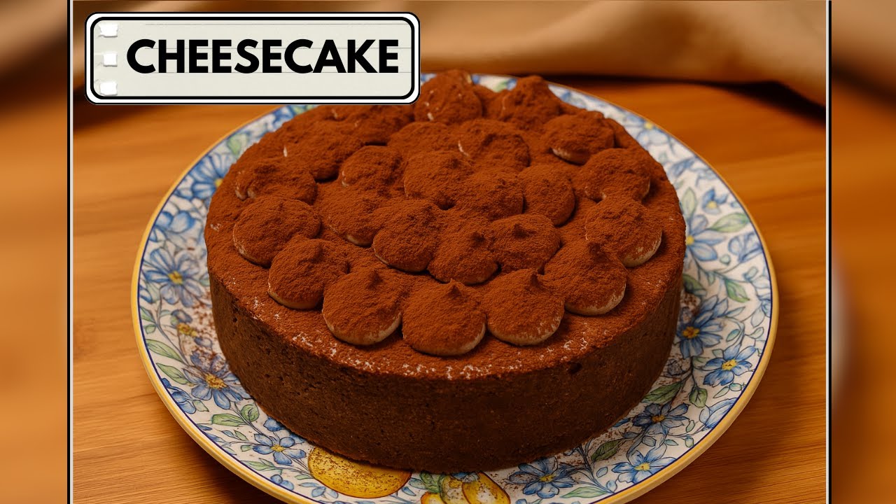 🎂 CHEESECAKE AL TIRAMISÙ – SENZA COTTURA, FACILISSIMA E IRRESISTIBILE! ☕