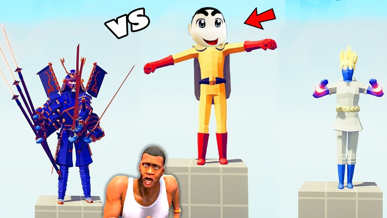 AMAAN ARMY vs SHINCHAN ARMY in BATTLE TAB | shinchan and franklin fight| Totally accurate battle sim