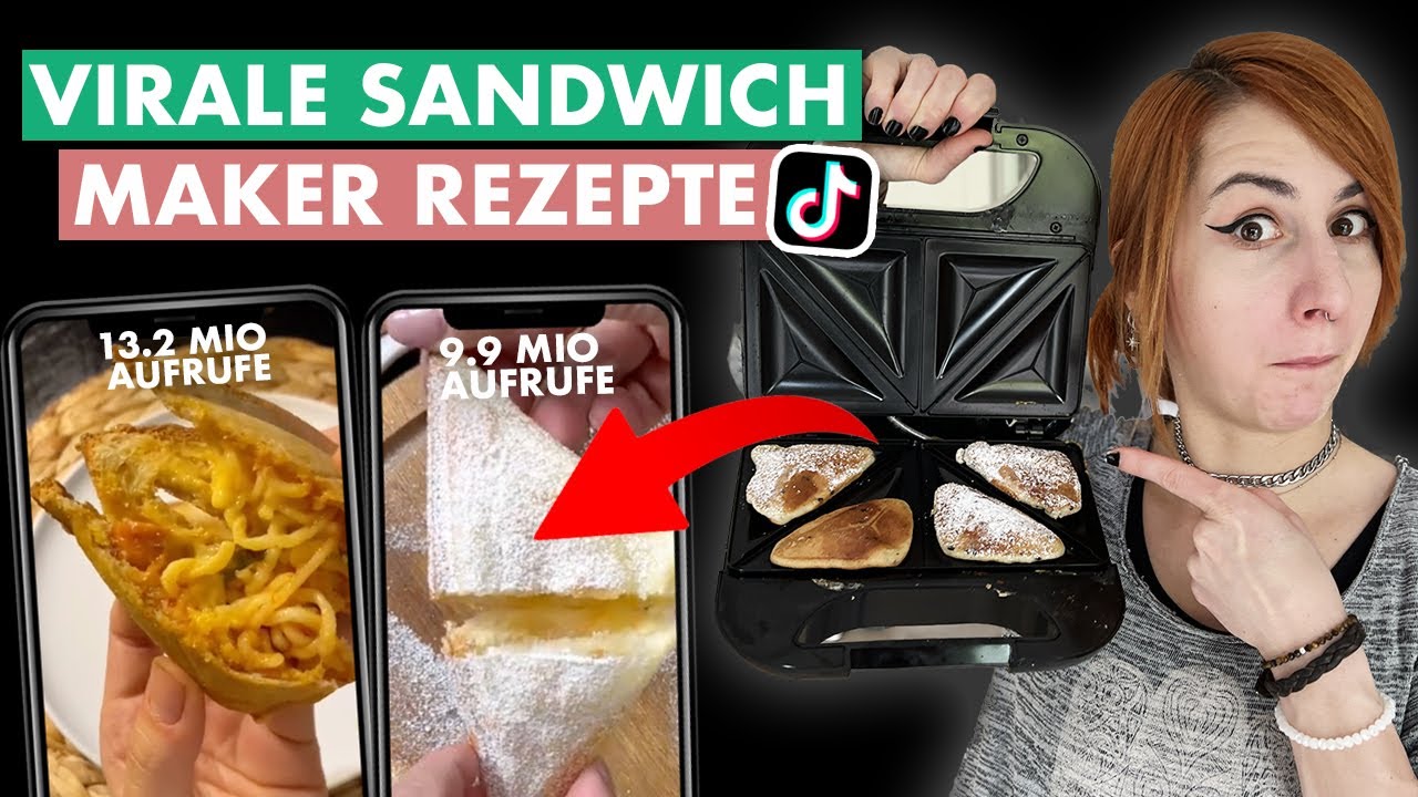 Ich teste VIRALE Sandwich Maker Rezepte von TikTok