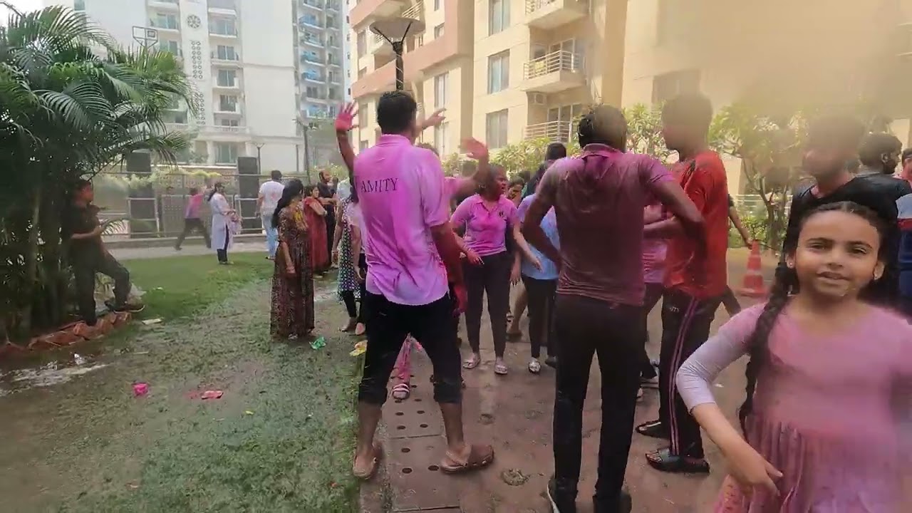 Holi Celebration @Paras Seasons, Sec 168, Noida