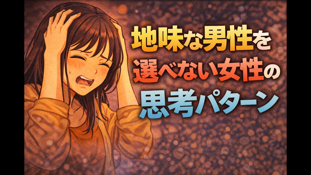 地味な男性を選べない女性の思考パターン