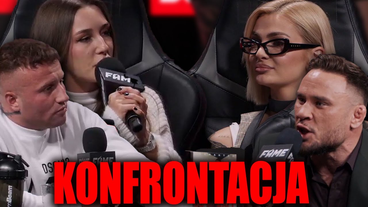 DENIS I BAD GIRL VS MADZIA ANGEL I BĄTKOWSKI ( I KONFERENCJA FAME MMA 25)
