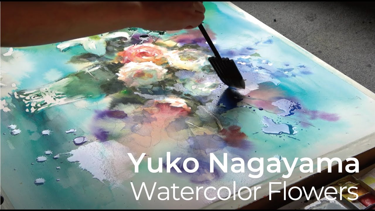 永山裕子 Watercolor Flowers 予告編(日本語版 Japanese ver.)