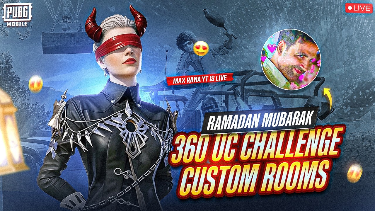 PUBG MOBILE LIVE CUSTOM ROOM UC & CASH REWARD ROOMS🧿🔥 |  #maxranayt #pubgmobile #live