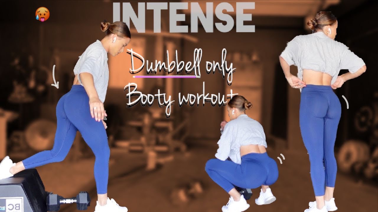 INTENSE DUMBBELL ONLY GLUTE WORKOUT