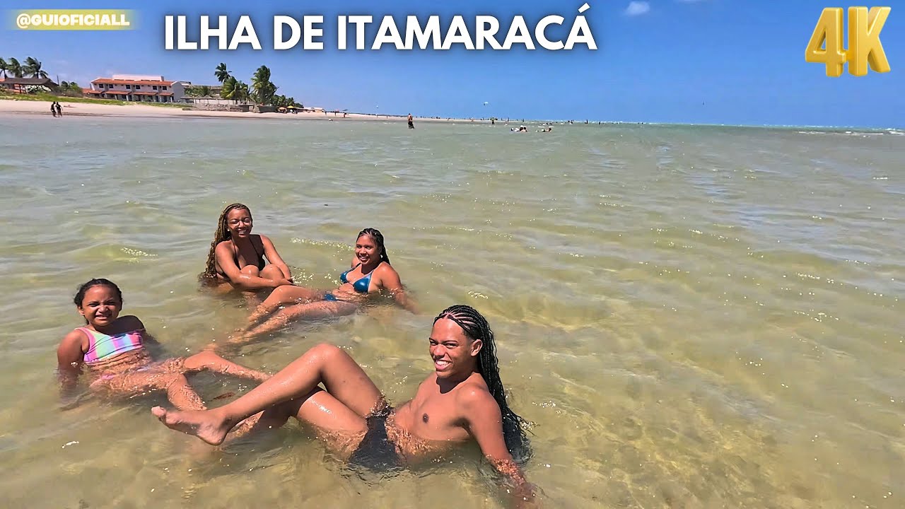 Ilha de itamaracá águas calmas e rasas Paraíso PE 03/01/2026