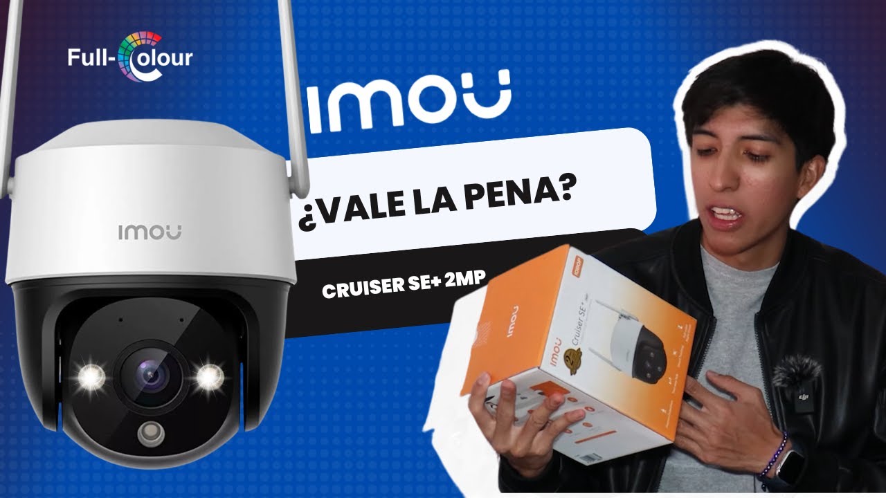 IMOU Cruiser SE+ 2 megapíxeles ¿TAN BUENA COMO DICEN? IMAGEN A COLOR 24/7 Umboxing CCTV