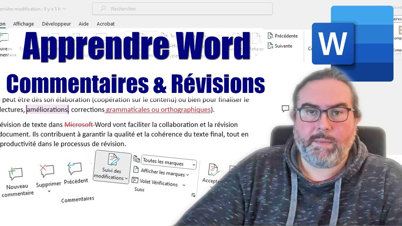 Tuto Word - Commentaires et Révisions