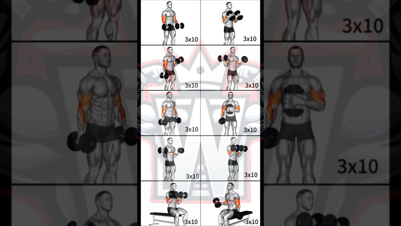 Best Dumbbell Biceps Workout at Home | Evde Dambıl ile Kol Patlatan Antrenman!