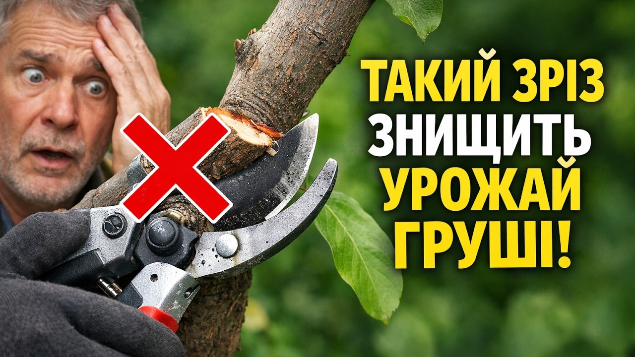 ВИ РОБИТЕ ЦЮ ПОМИЛКУ? Ось чому груша НЕ РОДИТЬ, а у сусіда гілля гнеться!
