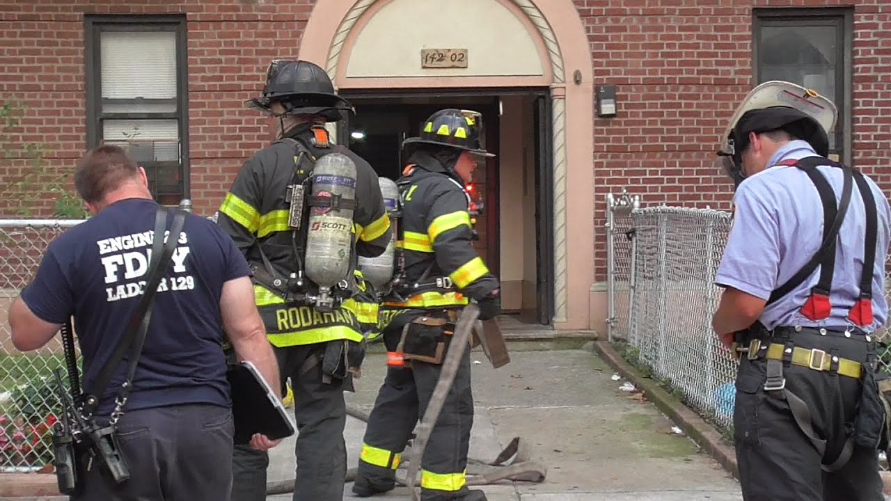 Early Arrival FDNY Queens 2nd Alarm Box4483 fire on the 3rd floor