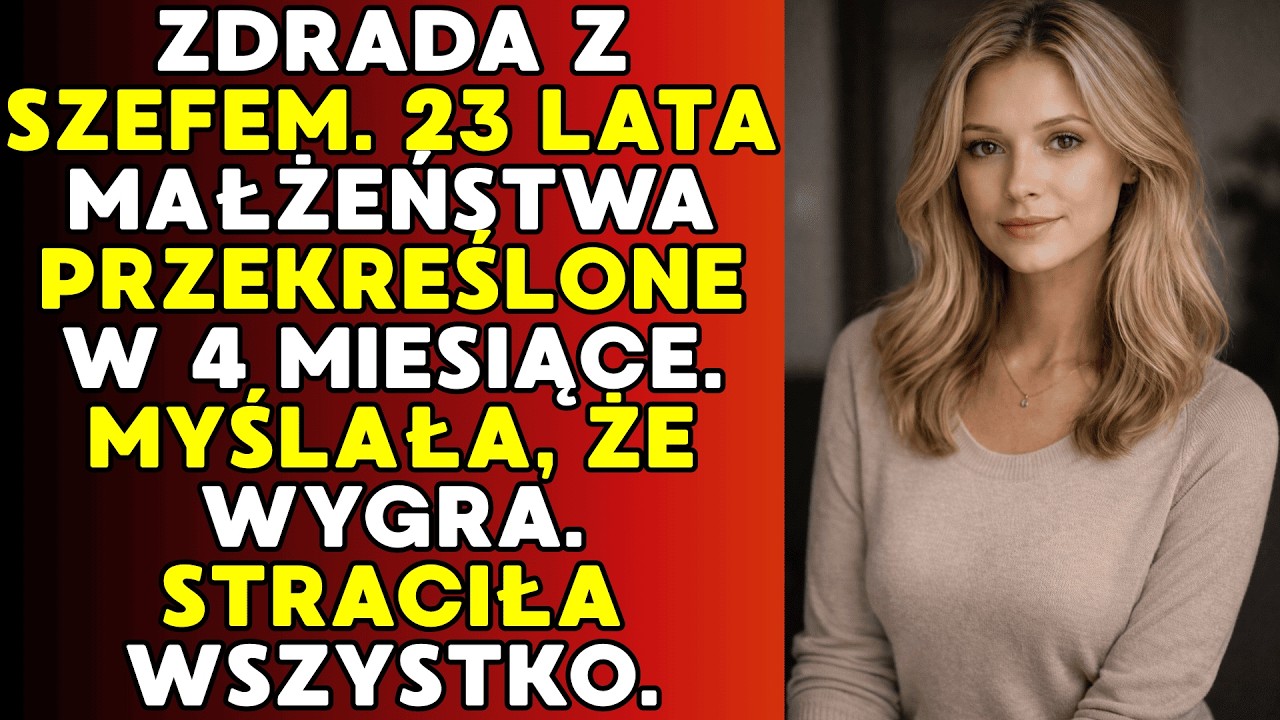 Zdradziła mnie z szefem. Myślała, że wygram jej życie – straciła wszystko