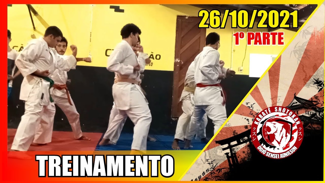 🥋 TREINAMENTO KARATÊ - CT FURACÃO {26/10/2021}  PARTE 1 -  ⛩  FPKSN 🎯  空手