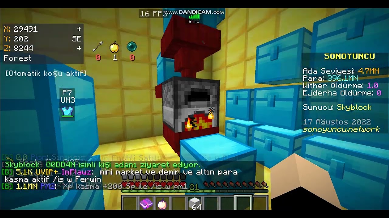 SonOyuncu Skyblock Kutu Açılımı