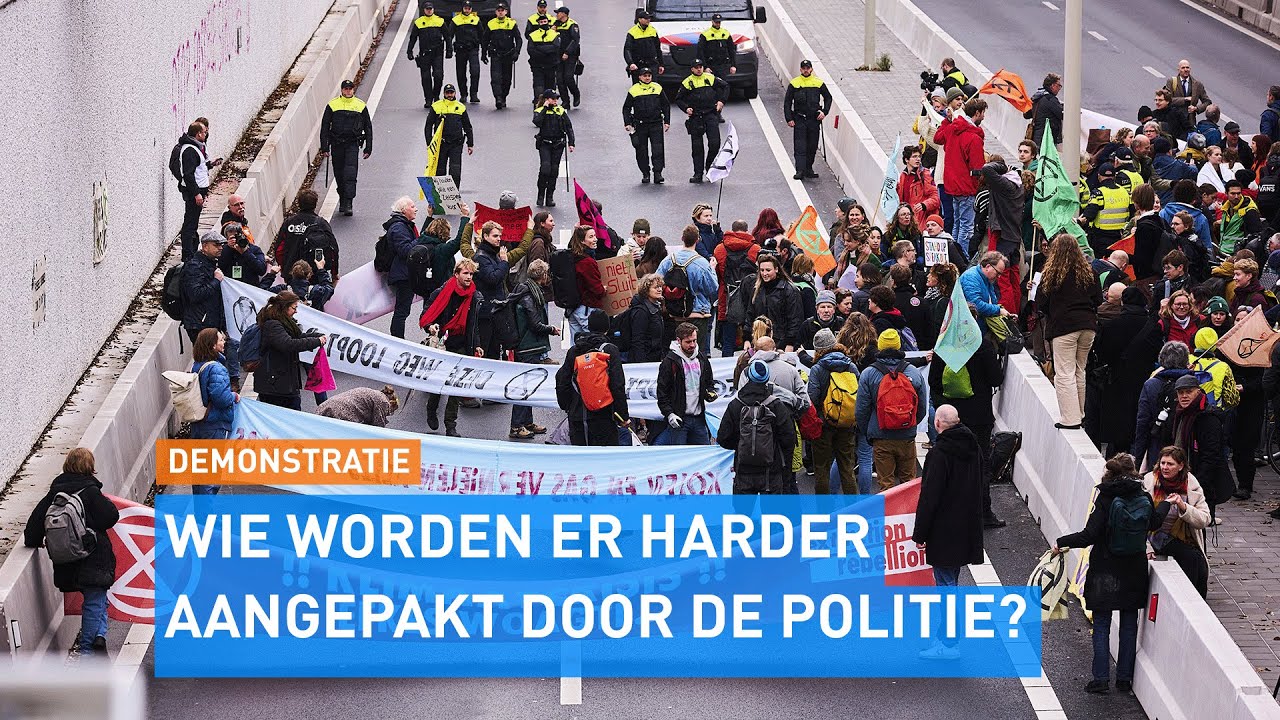 Wie worden er harder aangepakt door de politie? Klimaatactivisten of boeren? | Hart van Nederland