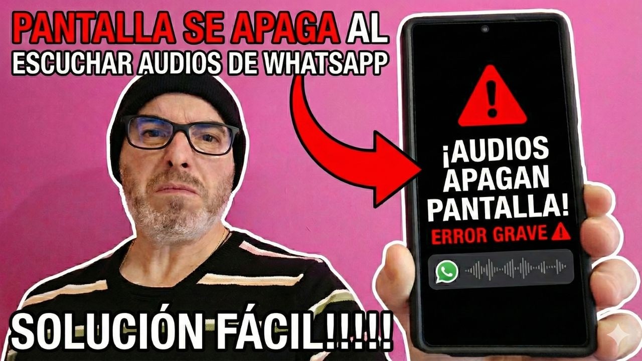 📱🤔 Porque se APAGA la PANTALLA cuando ESCUCHO UN AUDIO EN WHATSAPP 2026❓❕