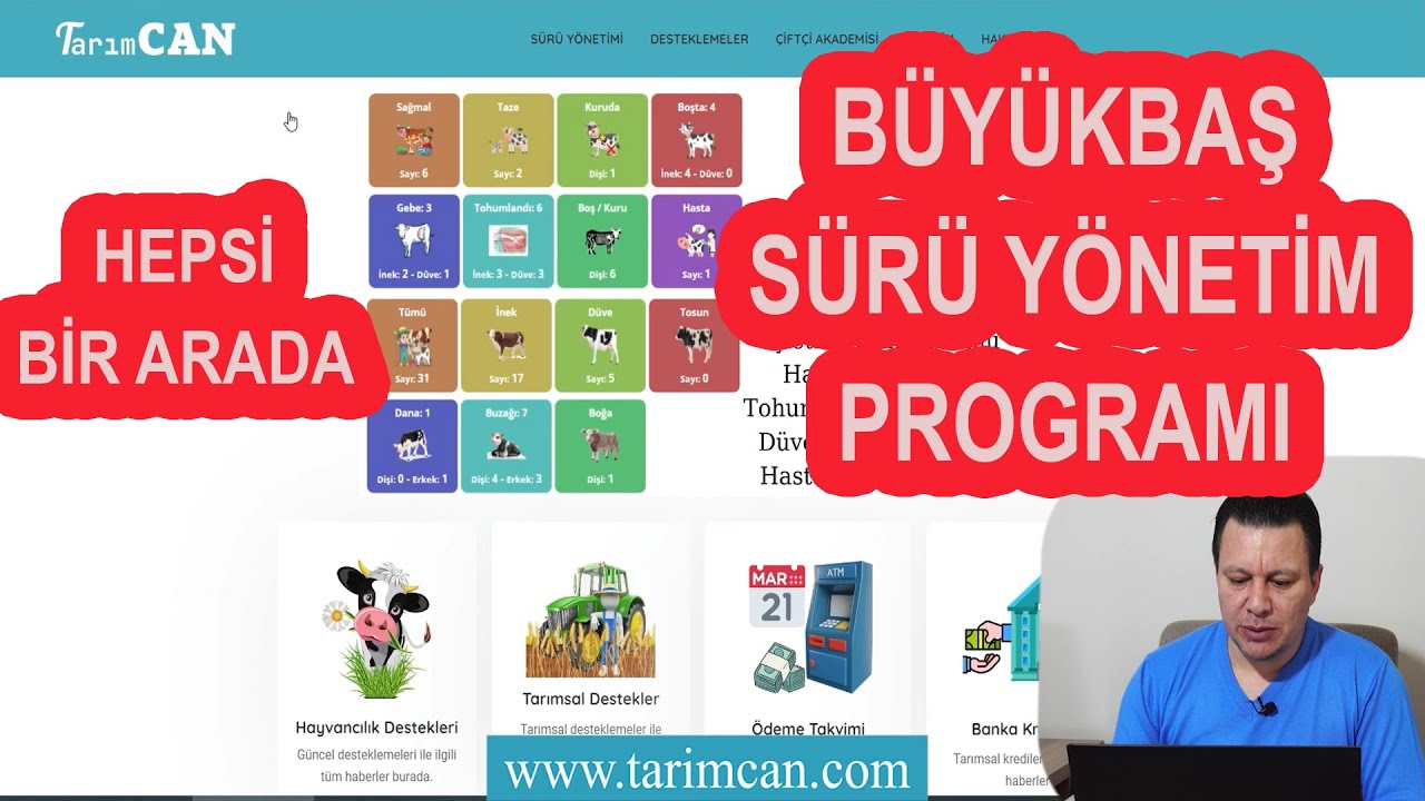 Büyükbaş Sürü Yönetim Programı Tarım Can