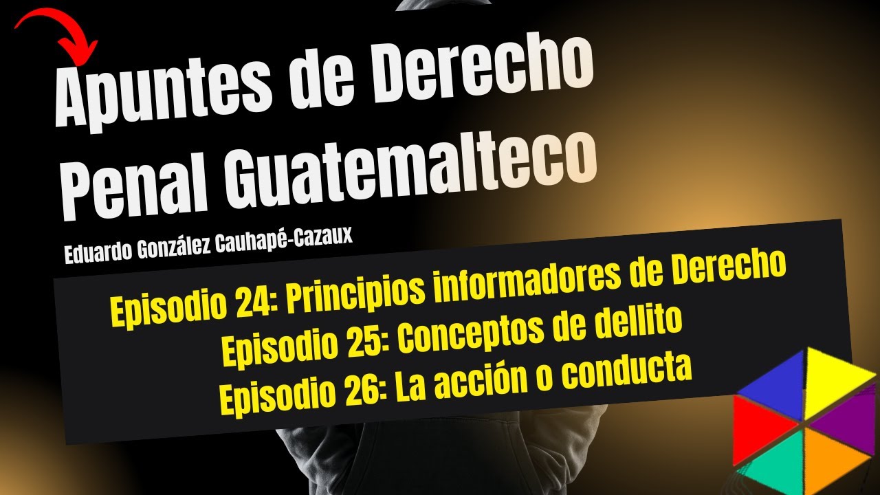 Podcast de Derecho Penal. Libro: Apuntes de derecho penal.  Episodios 24 - 26