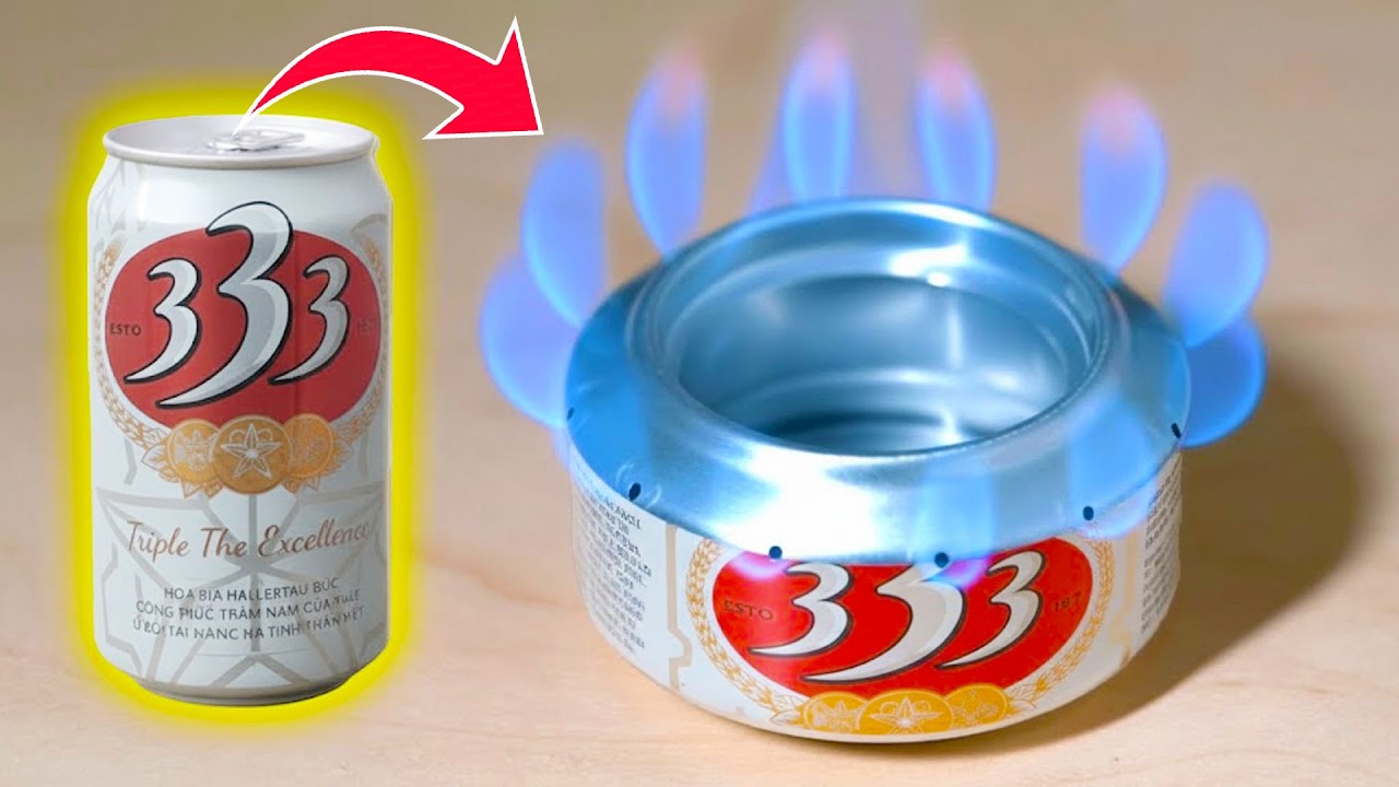 Old beer cans can be transformed into portable gas stoves &ndash; you'll want to try it right away!