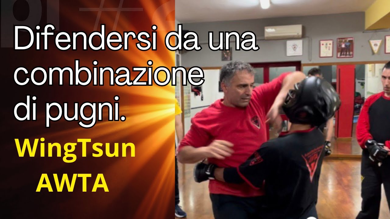 Reazione ad una combinazione di pugni