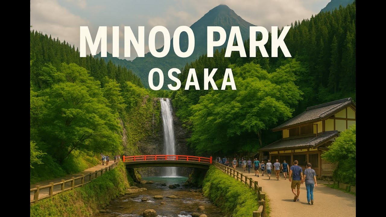 СЕКРЕТНЫЙ ПАРК В ОСАКЕ. Первый день в Японии. Есть ли мусорки? Minoo Park.