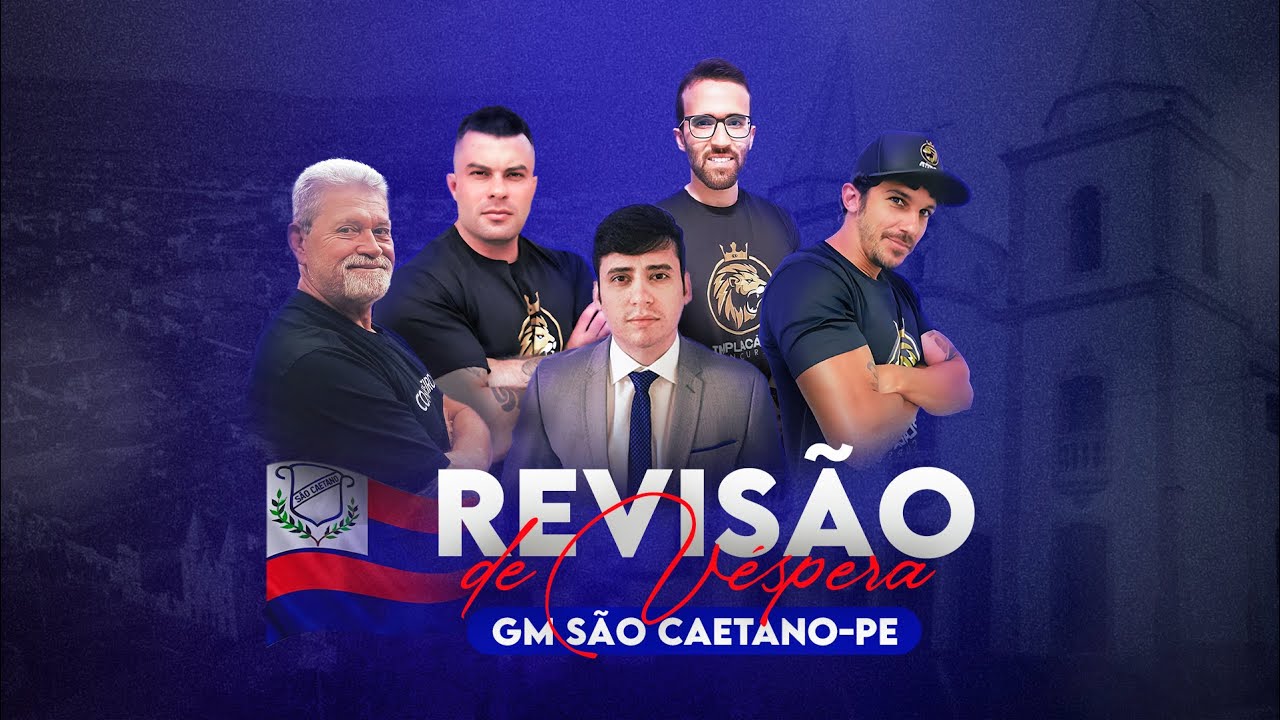 GUARDA MUNICIPAL DE SÃO CAETANO-PE | REVISÃO DE VÉSPERA