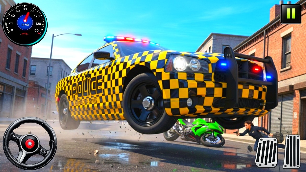 Cop Car Simulator:Police Game - Multi-Storey 3D - Real Cop Cars Driving Simulator - Android GamePlay