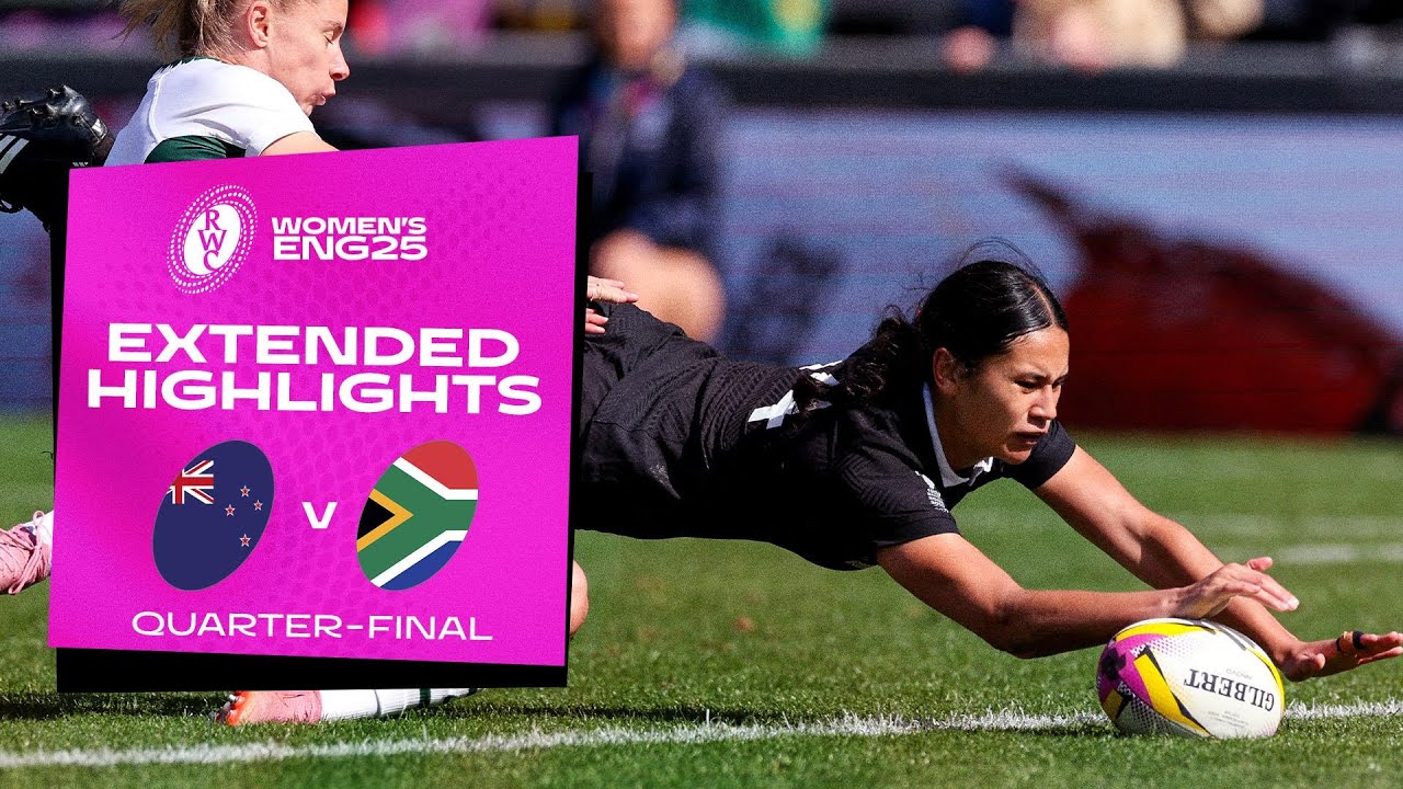 Second Half Blitz 🔥 | New Zealand v South Africa | Rugby World Cup 2025 | Extended Highlights
