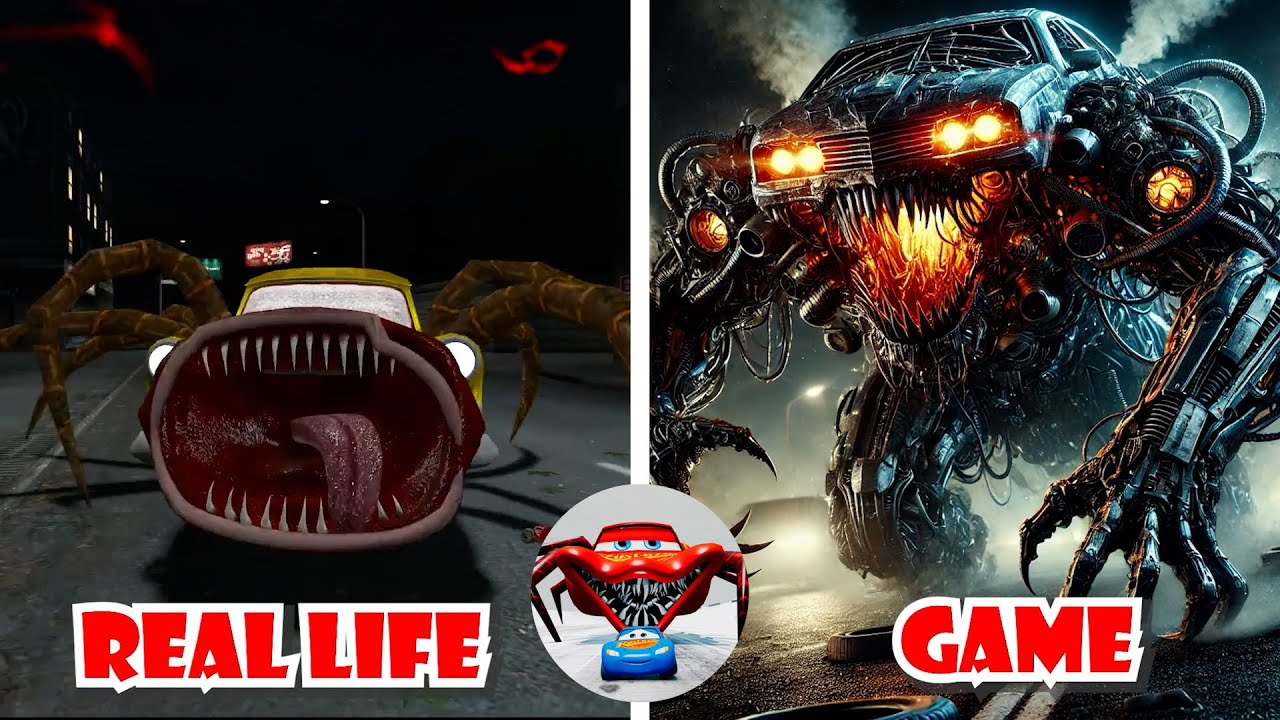 McQueen Head Eater Monster In Real Life | All Eater Monster | Guess The Monster's Voice