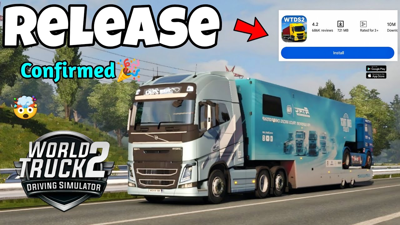 World Truck Driving Simulator 2 &mdash; подтверждена официальная дата выхода в Play Store🔥✅