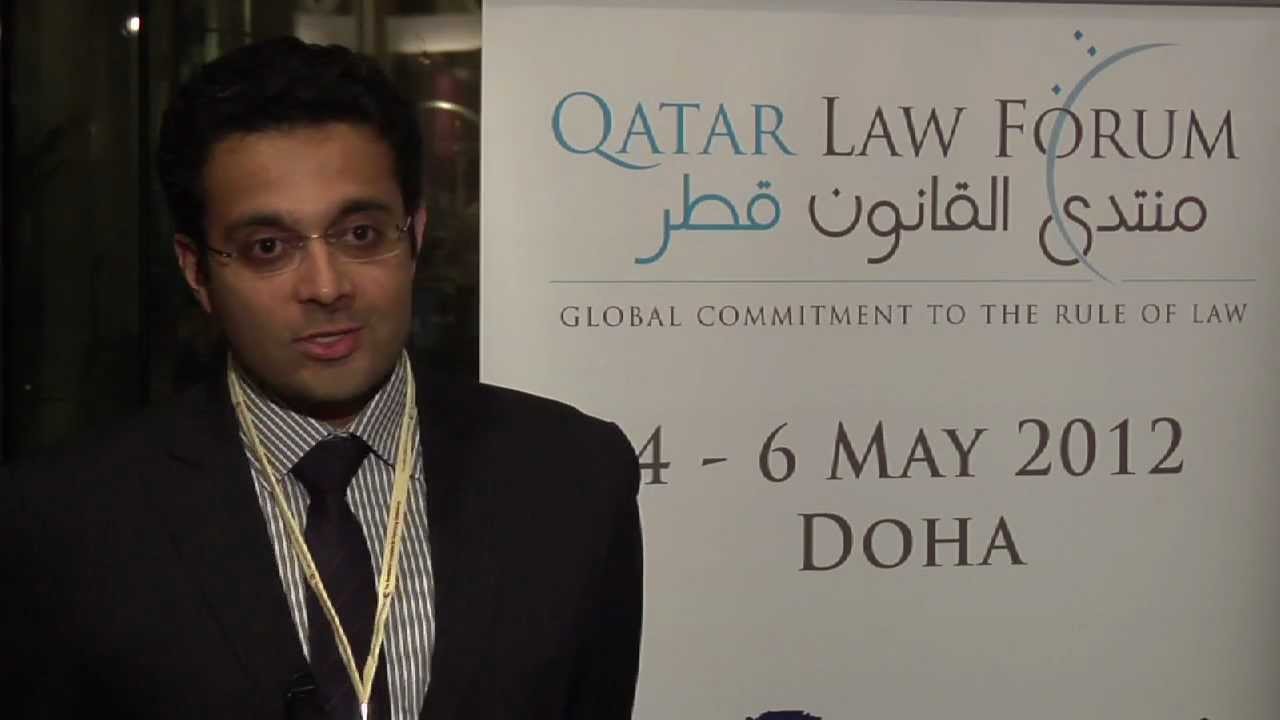 Shreyas Jayasimha, Junior Lawyer at the Qatar Law Forum 2012