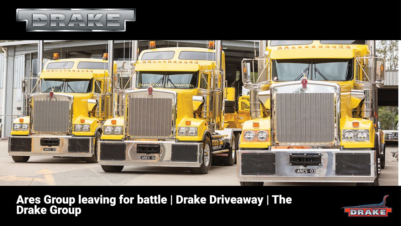 Ares Group leaving for battle | Drake Driveaway | The Drake Group