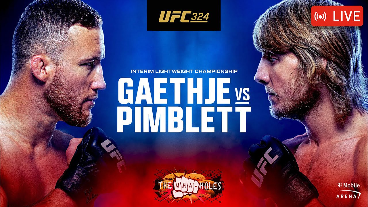 🔴UFC 324: PADDY PIMBLETT x JUSTIN GAETHJE + SEAN O’MALLEY x SONG YADONG | LIVE STREAM