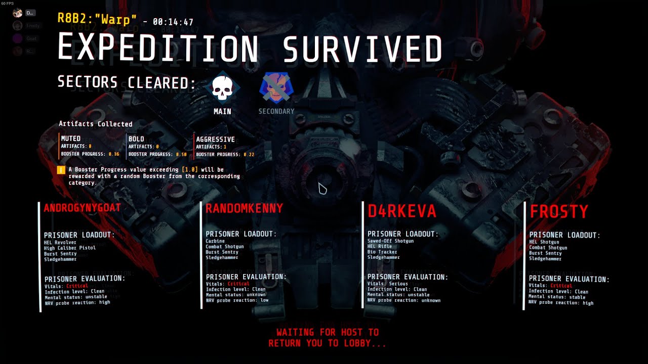 GTFO Speedrun - R8B2 Any% in 14:47 (World Record)