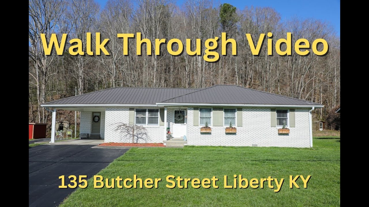 SOLD ! ONLY $199,000 ! Home for sale in Liberty Kentucky - Move in ready  Brick home