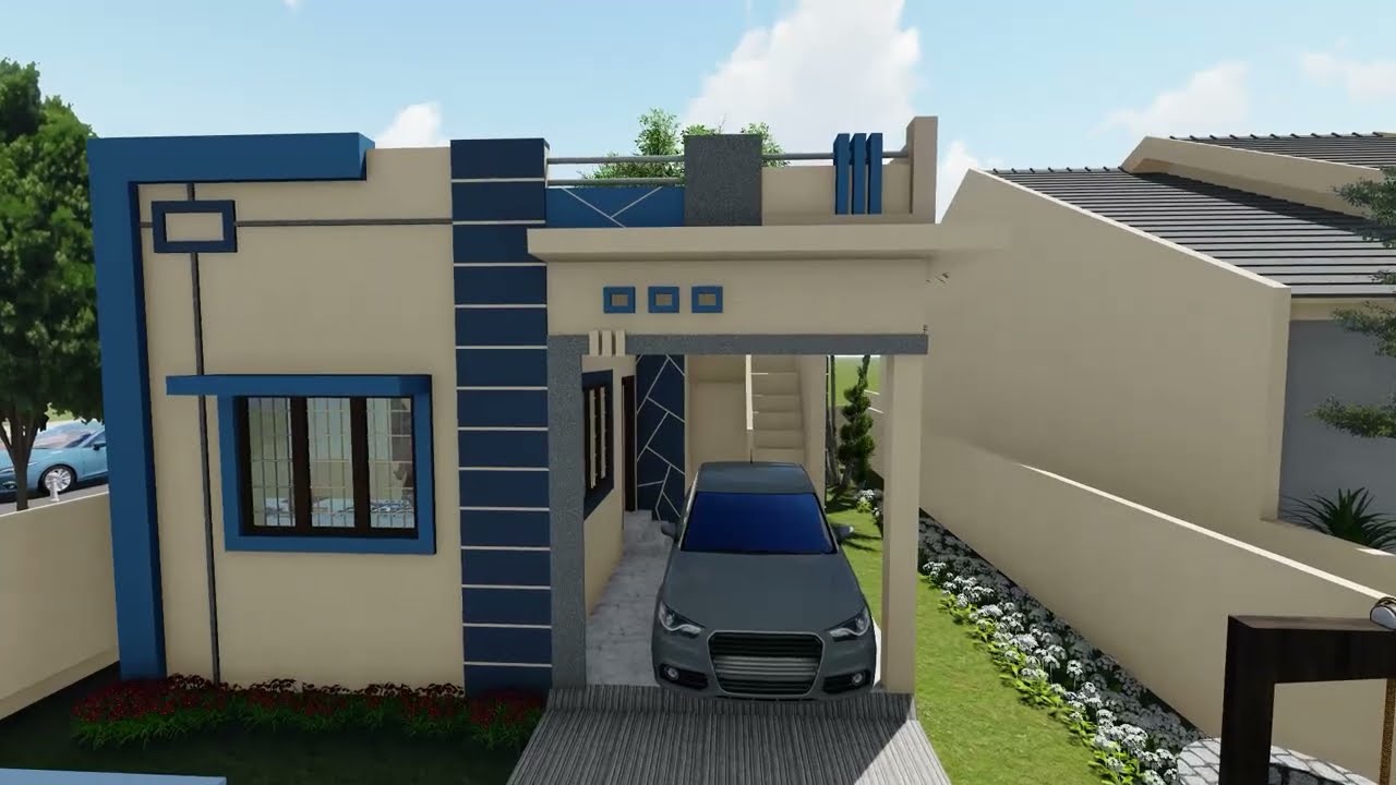 கிழக்கு பார்த்த வாஸ்து வீடு - East Facing Vastu Plan 770 sqft