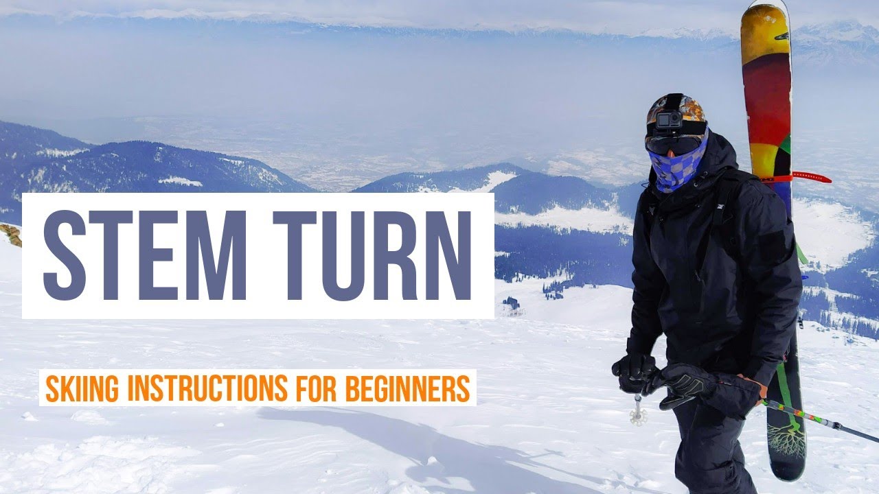 STEM TURN |Skiing guide for beginners.