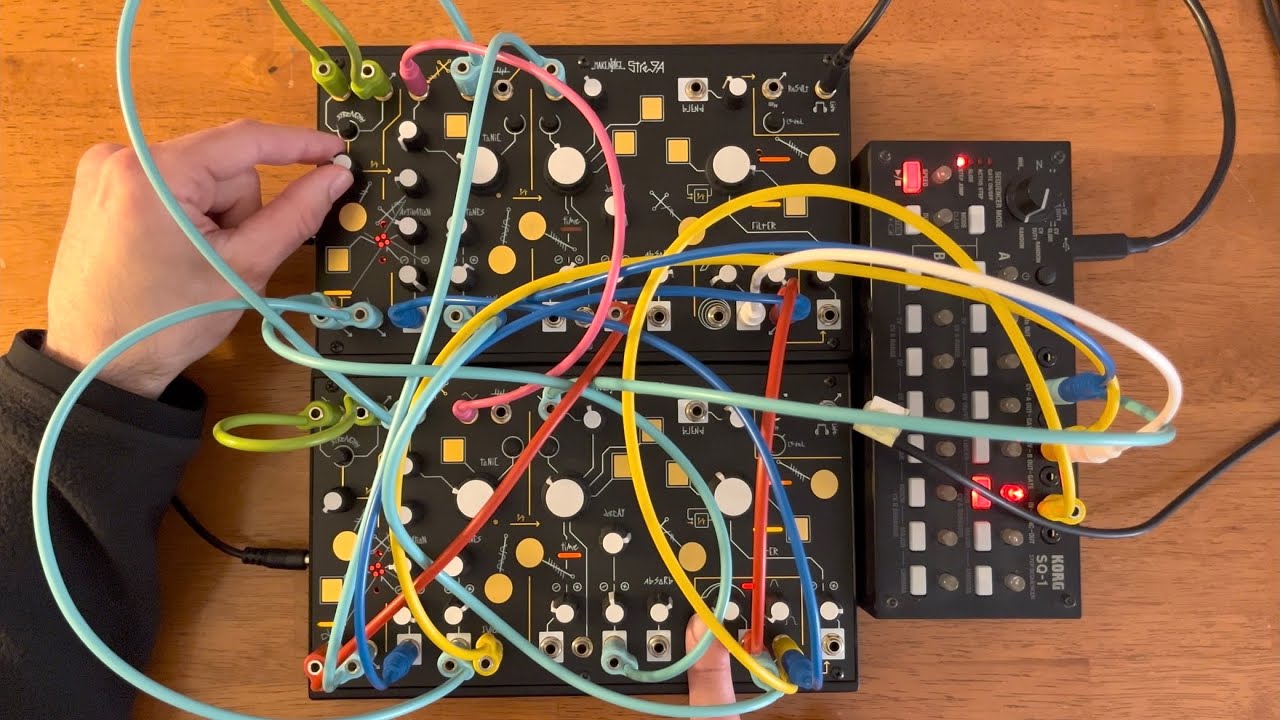 Strega Strega Sequencer Piece with Korg SQ-1