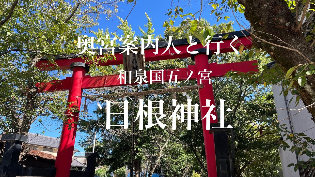 奥宮案内人と行く日根神社　#日根神社#和泉五社#和泉国五ノ宮#鸕鷀草葺不合尊#玉依毘売命#枕の神社#奥宮案内人
