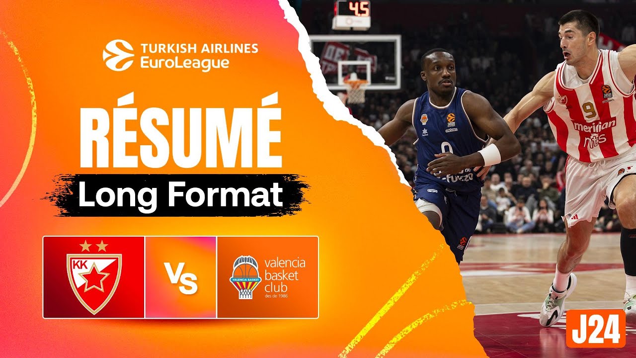 L'Etoile Rouge en mission ! Etoile Rouge vs Valence - Résumé - EuroLeague J24