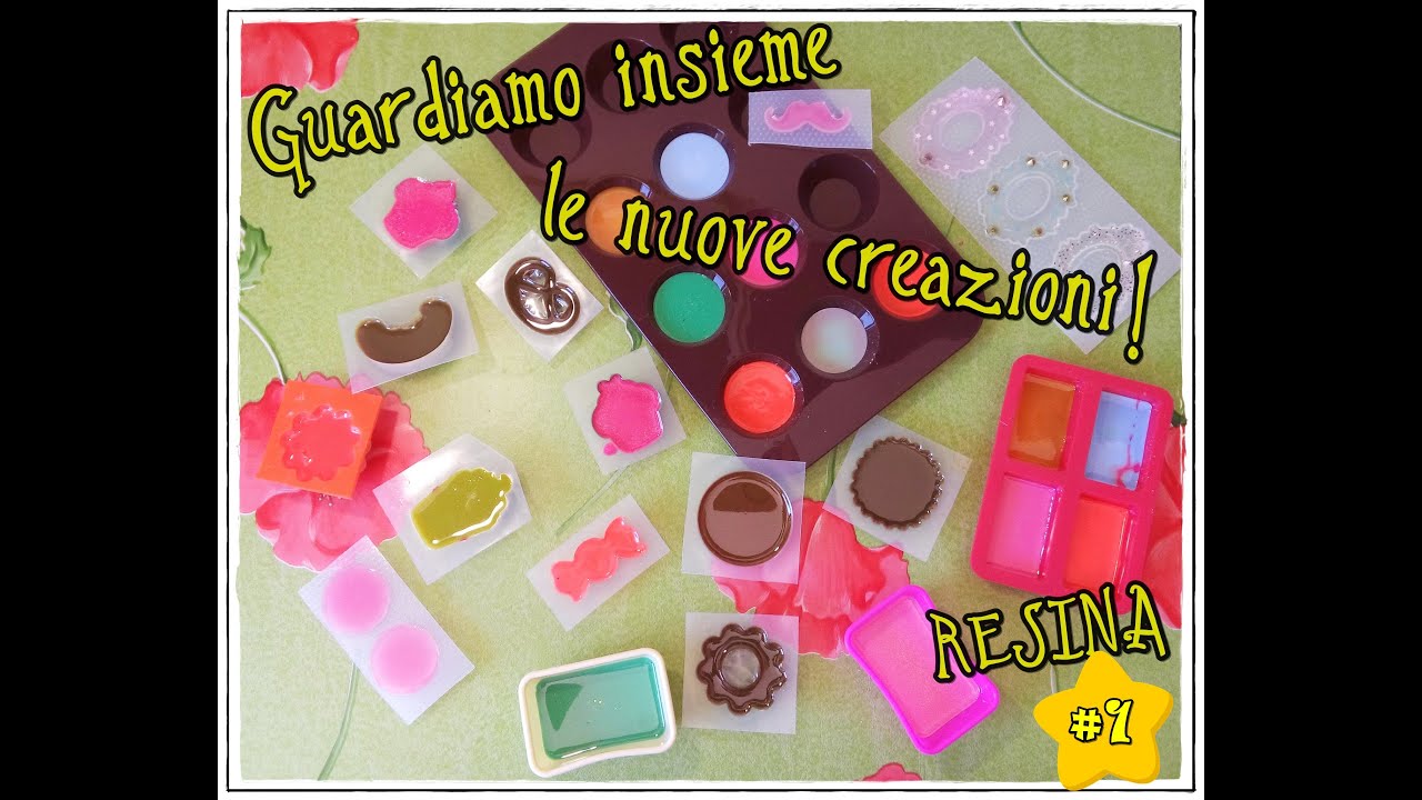 😍 Guardiamo insieme le  PRIME Creazioni in RESINA! #1 🎨 C • Art