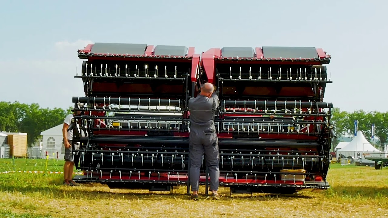 Manutention de mat&eacute;riel agricole sur le INNOVAGRI 2019