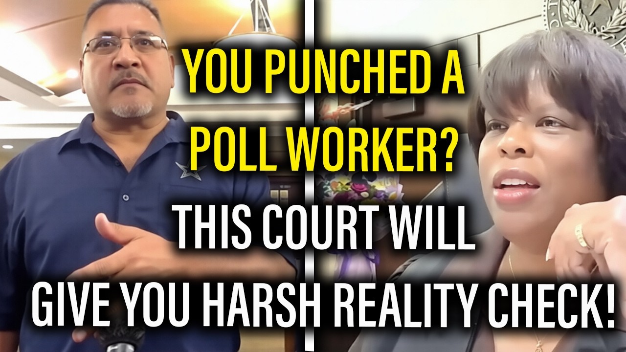 TRUMPIAN Voter Punched a Poll Worker Over a Hat… Then the Judge Dropped This REALITY CHECK!