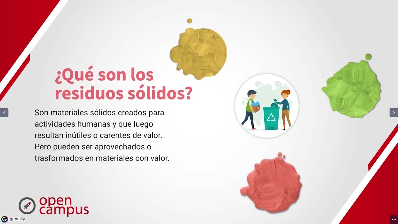 Educación ambiental en el manejo de residuos sólidos:  Semana 1